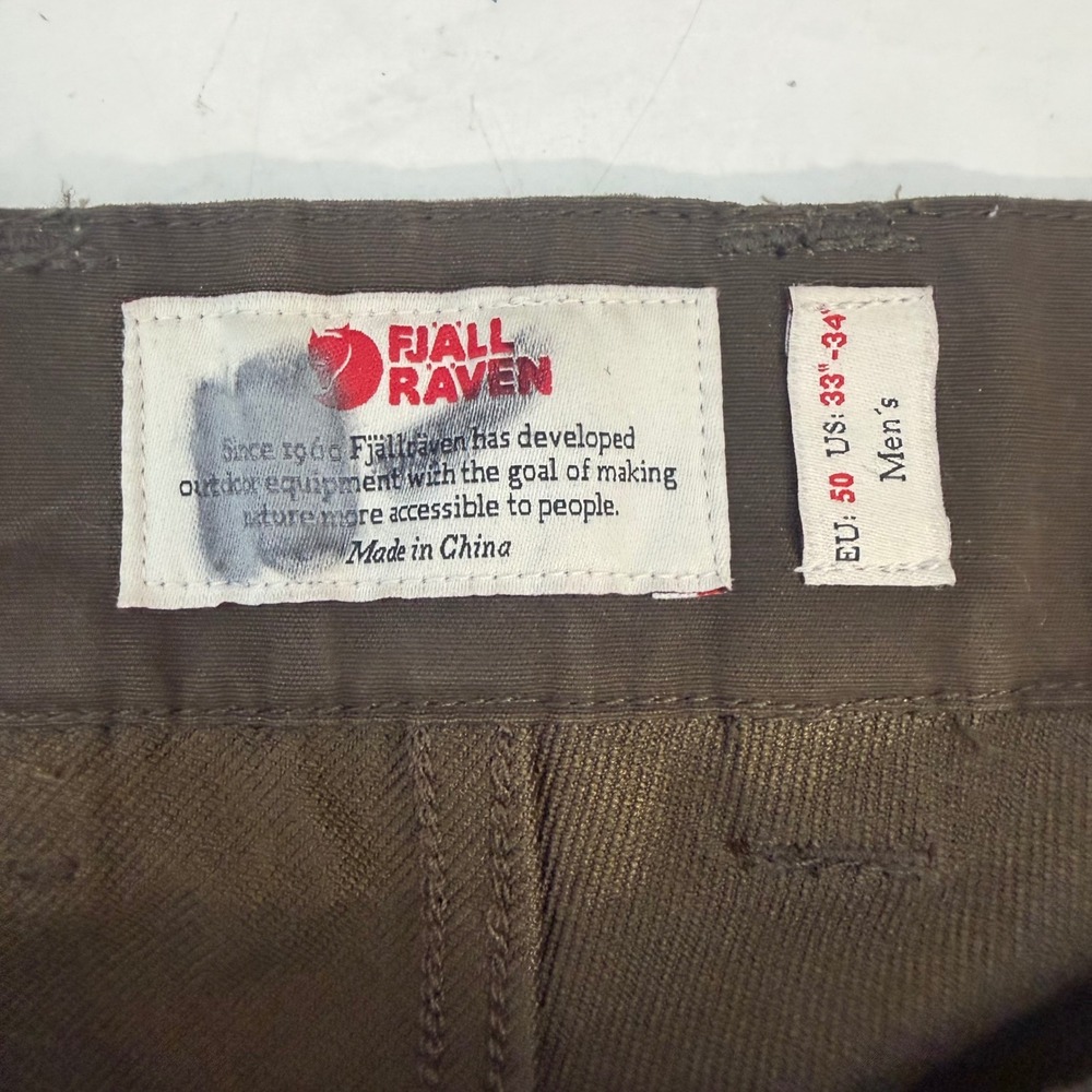 Fjall Raven Men's 33/34" Drev Trousers Regular Fit G1000 Pants Utility - Picture 4 of 13
